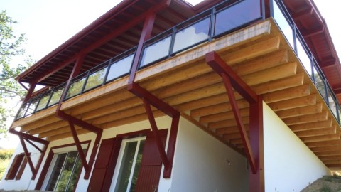 Chantier à Banca Construction maison neuve