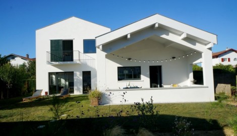 Chantier à Ciboure Construction maison contemporaine
