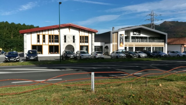 Chantier à Ossès Bâtiment industriel en ossature métallique